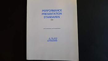 Paperback Performance Presentation Standards 1993 Book