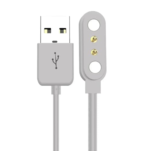 LKHSYAN Chargeur de montre intelligente magnétique 2 broches universel pour montre intelligente GT88 G3 KW18 Y3 KW88 GT68 (blanc). Marque : LKHSYAN