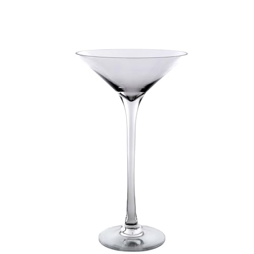 Vase de table en verre transparent DRW pour centre de table de mariage - 2