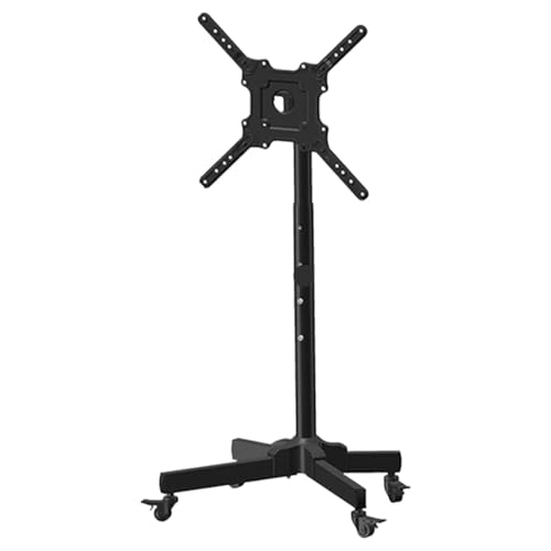 TV Lift Vertical Mobile Video Conference All-in-One Stand TV Player Floor Trolley Live Stream Rack Adjustable