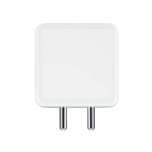Image of 80W SUPERVOOC Fast Charger with Type-C Cable | 80W USB Charger for OnePlus, Realme, Oppo, Redmi, Xiaomi, Poco, iQOO, Samsung & More | Supports Dart, Dash, Warp, Vooc, SuperVooc, QC 3.0 Charge (Combo)