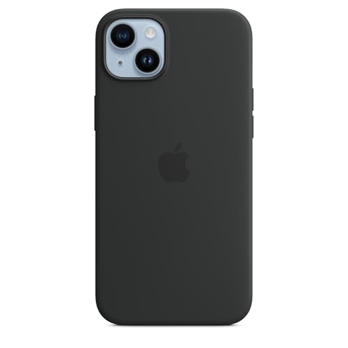 Ya en manzanajugosa.com: Apple Funda de Silicona con MagSafe para el iPhone 14 Plus - Medianoche ​​​​​​​