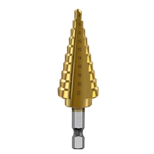Foret étagé 4-22mm acier hss outil perçage menuiserie