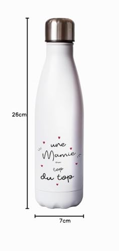 Kiribou Gourde “Mamie au Top du Top” – La bouteille d’eau qui suit Mamie partout – vue 5