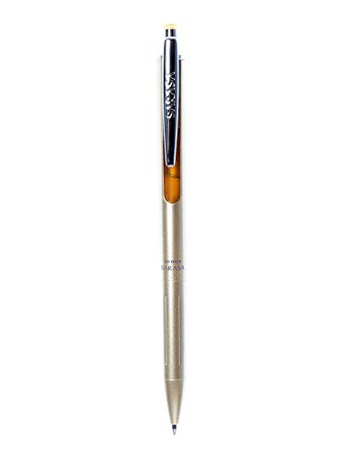 Bolígrafo retráctil Zebra Sarasa Grand Gel 0.7 mm Negro Dorado miniatura 1