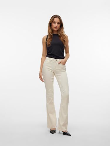 VERO MODA Female Ausgestellt VMFLASH Mid Rise Ausgestellt Jeans – Ansicht 5
