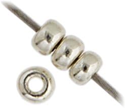 Miyuki Seed Bead 8/0 APX.22g - Silver Galvanized Japanese Glass Seed Beads