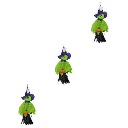 BESPORTBLE 3pcs Creepy Ghost Halloween+Decorations Scary Halloween Decorations Witch Toys for Art