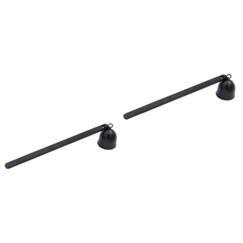 Cabilock 2 Pcs Candle Snuffer Wick Dipper Candle Flame Snuffer Mini Candle Wick Trimmer Shelves for Wall Bell Snuffer Candle Accessory Candle Care Kit Nursing Aromatherapy Candlestick
