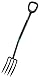 Gardena ErgoLine Spatengabel: Grabegabel zum Umgraben und Auflockern, gehärteter Qualitätsstahl mit Beschichtung, ergonomischer D-Griff (17013-20)
