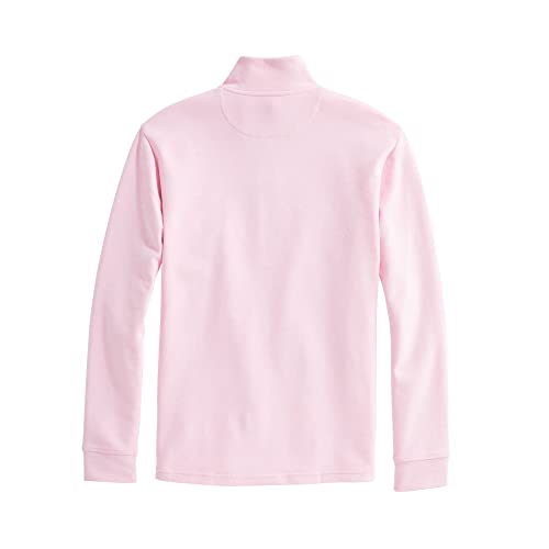 Vineyard Vines Men's Saltwater Quarter-Zip Pullover Sweater, Pink Cloud Solid, X-Large #TOP1