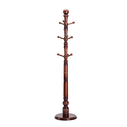 Porte-Manteau Vertical Robuste en Poteau Unique pour Chambre et Salon
