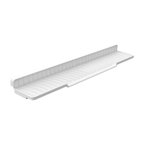 Estera de grifo para fregadero que evita salpicaduras y organiza tus esponjas en blanco 7