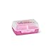 Emsa Kids Set mit Prinzessin-Motiv, Trinkflasche + Brotdose, 400 ml auslaufsichere Flasche, Dose mit verschiebbarer Trennwand, Pink, 518137, Princess