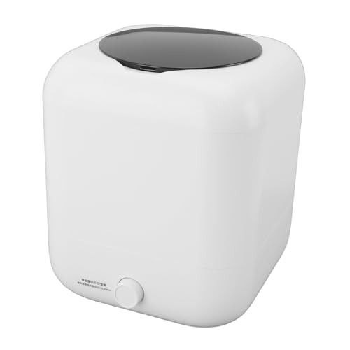 Mini Washing Machine, 5 10 20min Timing USB Rechargeable Mini Compact Washing Machine 5V PP Top Loading for Home (White) - Image 5