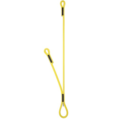 FIXE - Manyac Cabo de Anclaje Dinámico Doble para Escalada y Alpinismo, Longitudes de 40 cm y 70 cm, Cuerda Full Dry 9 mm, Absorción de Impactos, Certificación CE EN17520