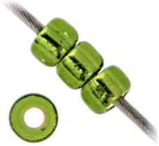 Miyuki Seed Bead 15/0 APX.22g - Olive Silver Lined Japanese Glass Seed Beads