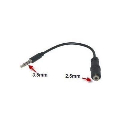 Headphone Adapter 2.5Mm To 3.5Mm Earphone For Moto G Stylus 5G - Jack Converter Earbud Headset Audio Adaptor Mic Support Compatible With Motorola Moto G Stylus 5G #TOP2