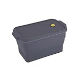 Molde plegable de silicona con tapa, antiadherente, para pan, pastel de carne, pastel de libra y recetas de quiche, diseño flexible