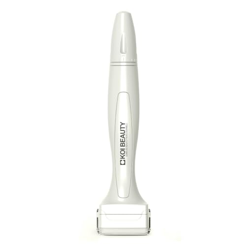 KOI BEAUTY Microneedling Derma Stamp - 140 ECHTE NADELN Titan Dermastamp/Dermapen für Haare Bart Gesicht Körper Beste Derma roller Alternative