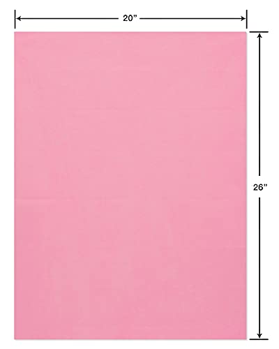 Image of Papyrus Pink Gift Tissue Paper, 4 Sheets (20 in. x 26 in.) - Ideal for Gift Bags, Weddings, Baby Showers and More