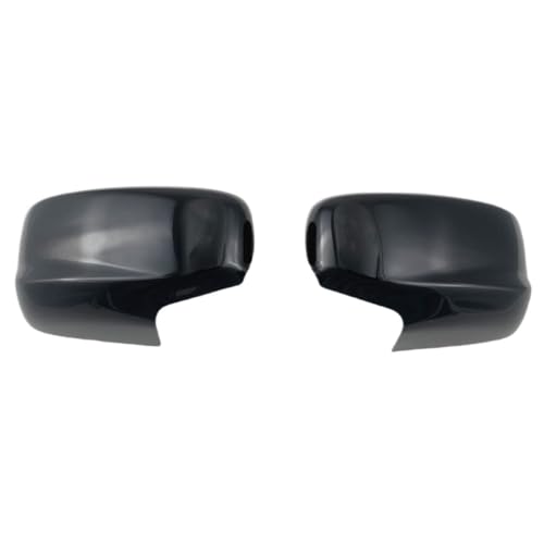 車用リアビューアクセサリー カーボンファイバー製 アコード 2008 2009 2010 2011 2012年式対応 グロスブラック サイドドアミラーカバー ステッカー(Carbon Fiber)