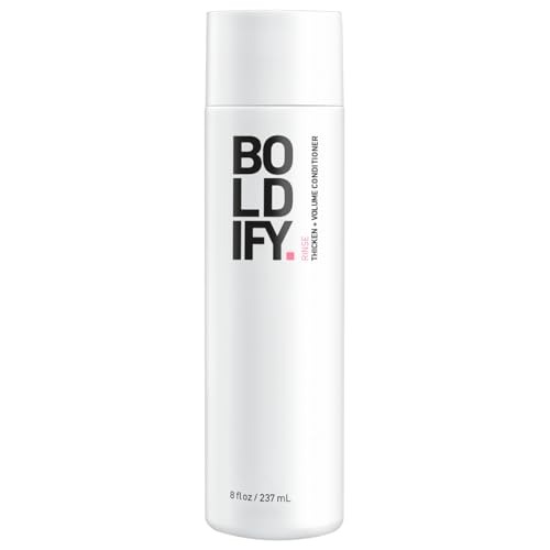 Boldify Thicken Volume Conditioner - Ultimate Biotin Formula for Hair Thickening, Split End Repair, Nourishment, and Fine or Oily Hair for Women & Men