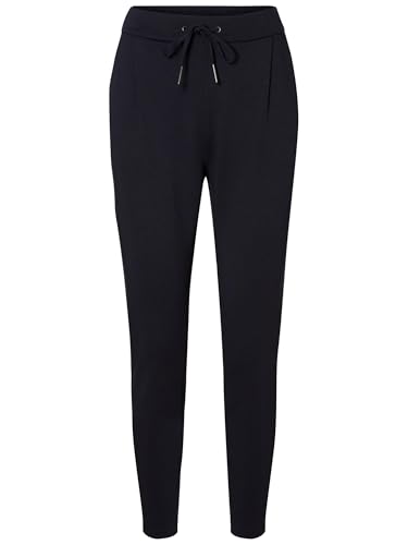 VERO MODA Damen Damen Bundfaltenhose Nachtblau XL (42) 30 Hose, Night Sky, XL / 30L EU