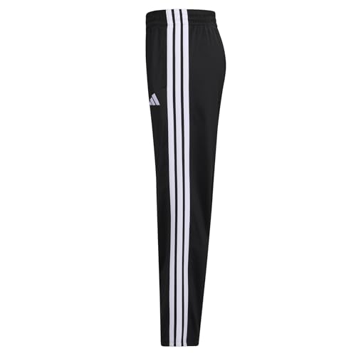 Image of adidas Big Kid Straight-Leg 3-Stripe Track Pant
