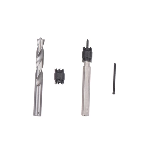 Yardenfun 9pcs Spot Weld Cutter Welding Drill Bits Rotary Spot Weld Remover Cutting Machine Spot Weld Remover Non Return Valve Fire Extinguisher Car Electric Drill Bits Rotary Cutters Silver