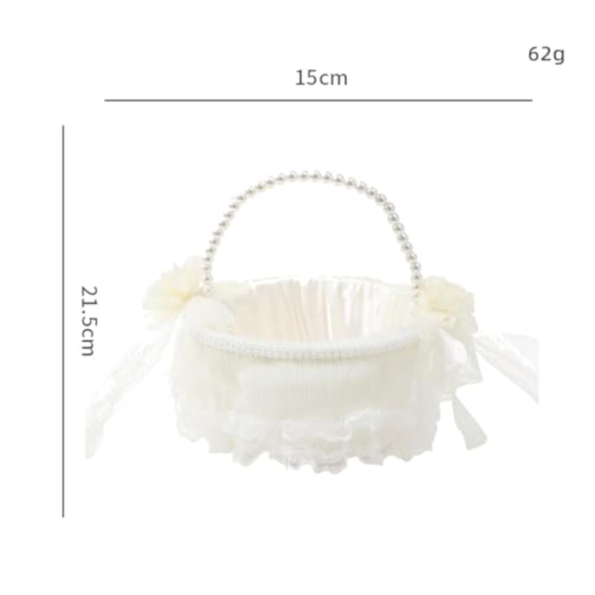 Wedding Flower Basket for Anniversary Ceremony