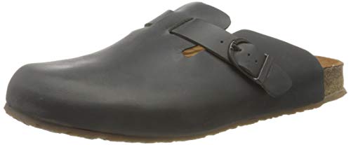 Image of HAFLINGER Grizzly Zigzag Felt Clog Wool Slipper