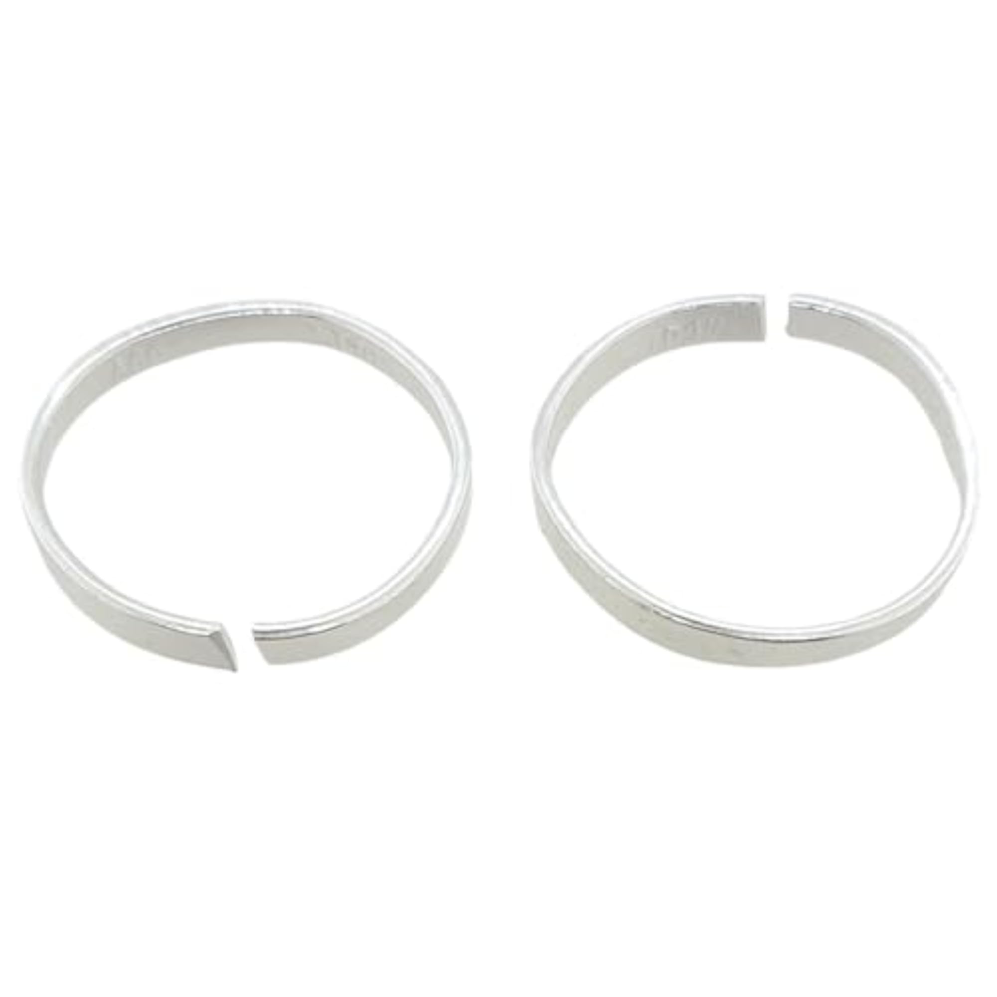 Women's Exclusive Pure 925 Silver Toe Ring Pack of 2
