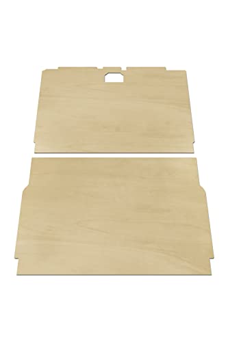 プロダックス 【 スズキ DA17V エブリイ バン 対応 フロアパネル L 】 NV100 クリッパー スクラム カスタムパーツ 床張りキット フロアボード 内装パーツ (シートキャッチが倒れない, 無塗装, DA17V(2015/2〜2017/5))