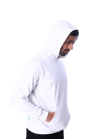 SEREIN Unisex Fleece Hoodies (White_XS) 2