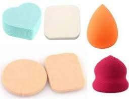 ZemGlam Makeup Remover Puff Sponge Beauty Blender Face Cleansing Sponge Puff (Multicolor) (Set Of 6) 1
