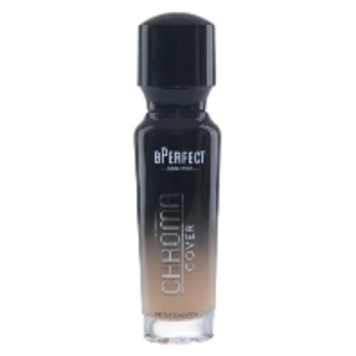 Image of BPerfect Chroma Cover Matte Foundation - Weightless Full Coverage Base with Hyaluronic Acid & Vitamin E - Soft Matte Finish - Shade 18 - W7 Medium Warm Golden Olive