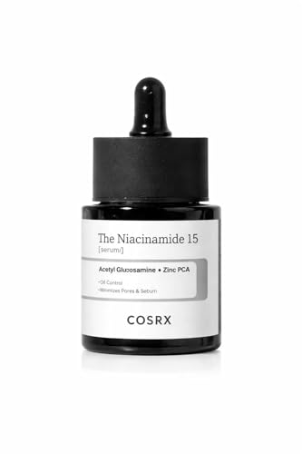 COSRX Niacinamide 15% Gesichtsserum, Verkleinert vergrößerte Poren, Beruhigt Rötungen, Korrigierende Behandlung von Verfärbungen, 20 ml, Nicht an Tieren getestet, Korean Skincare