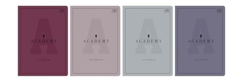 Cahier A5 ligné 90g Interdruk Académie idéal pour les cours et les réunions
