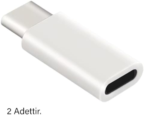 Daytona A-6004 Type-C To Lightning Şarj Data Çevirici Dönüştürücü Adaptör x 2 Adet - Görsel 3
