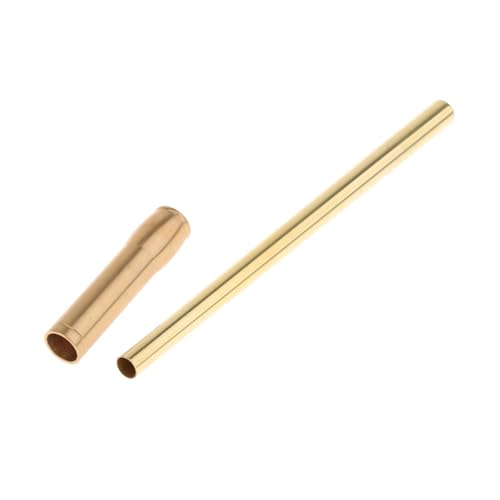 Kioware トランペットパイプ、小さな修理パーツ、取り付けが簡単な交換パーツ、トランペットチューン、ホイッスル、マウスピース、クリップ、ケアアクセサリー, 220×12mm 60×13mm