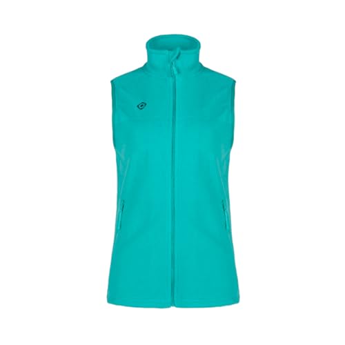 IZAS - Giubbotto per Fodera Polare Femminile - Giacca Senza Collo Alto - Fodera Polare Leggera e Veloce - Ideale per Le attività all'aperto - Padru Green Blue Girl - M- M