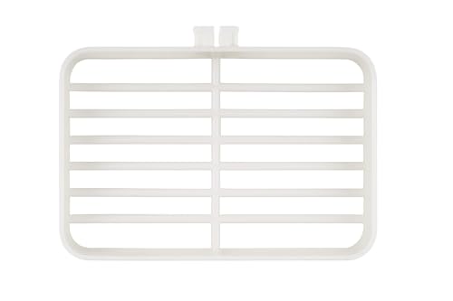 Image of Plastic Soap Dish Holder with Drainage Slots - Rectangular Self-Draining Soap Tray for Bathroom & Kitchen Sink, Non-Slip, Durable & Easy to Clean (White) | Pack of 6