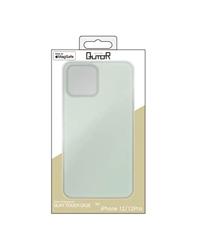 【Apple MFM認証取得】iPhone12 iPhone12Pro グレー MagSafe対応 QutoR MagSafe認証 SILKY TOUCH CASE マグセーフ gray アイフォンケース シリコンケースマグネット搭載 保護 衝撃吸収 カバー