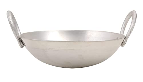 Wok de Aluminio para Cocción y Fritura Profunda 8 pulgadas miniatura 2