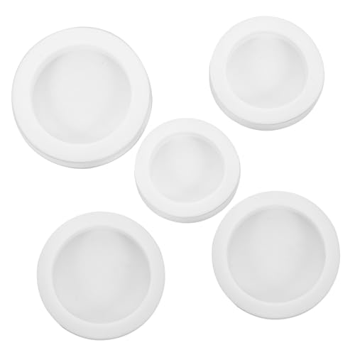 FUNOMOCYA 5Pcs Versatile Round Plug Covers for Piggy Banks Storage Jars Multiple for Secure Closure for Coin Bank Savings Containers