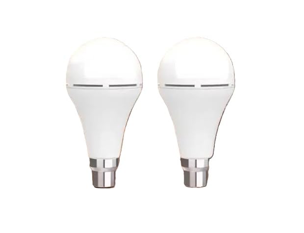 Himanshu Enterprises LED Bulb 12 Watt Emergency Rechargeable Backup Light for Kitchen Bedroom Office and Shop White