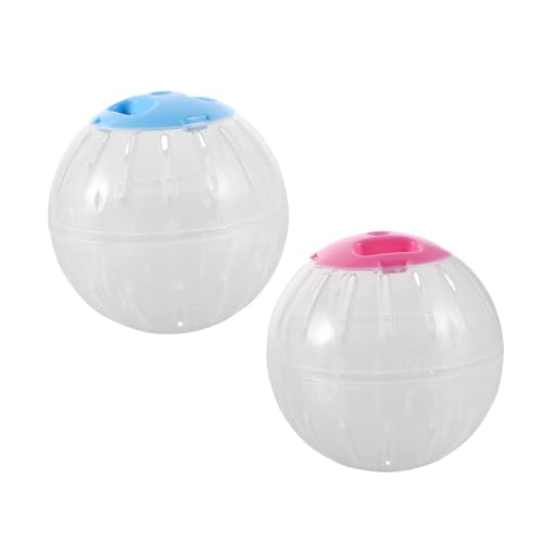 COSMEVIVI 2個 ペットスポーツローラー ハムスターの回し車 ハムスターのス