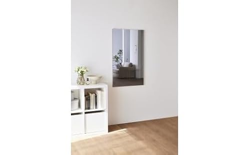 リフェクスミラー姿見 バリエ ダブル (フィルムミラー) RMV-2-GBR (幅60cm×高さ100cm×厚み2cm)グレイッシュブラウン|軽量 割れない 映りがキレイ 鏡 壁掛けミラー 壁付け インテリア [0718]