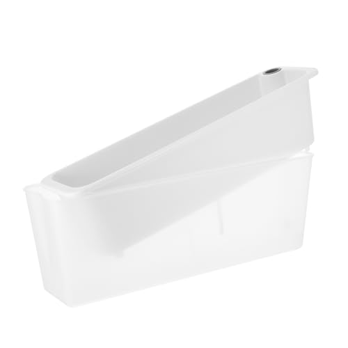 Toyvian Jardinières De Balcon Rectangulaires pour Plantes Extérieur Bacs à Fleurs avec Fenêtre Transparente pour Eau pour Rebords De Fenêtres Et Petits Espaces